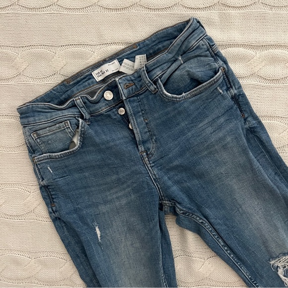 Zara Man Distressed Jeans Size 32 - Picture 3 of 4